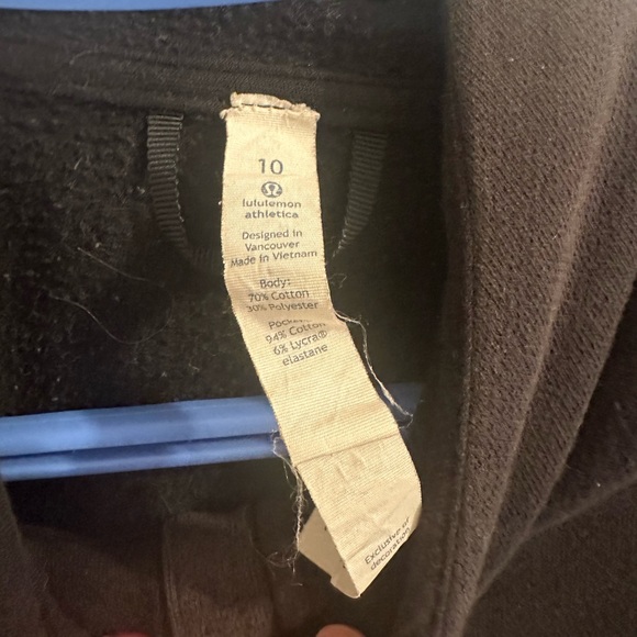 Lulu Zip Up Hoodie size 10 - Picture 2 of 3